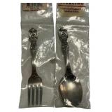 Francis 1st Sterling Baby Fork and Baby Spoon 1.22