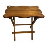 Folding Side Table 25"h., 25"w