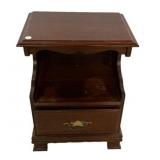 Late 20th Century Cherry Side Table 26"h., 20"w