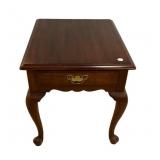 Queen Anne Cherry Lamp Table 22"h. 20"