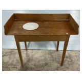 Primitive Wash Stand Table 33"h., 37"w.