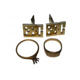 21.3 Grams 14K Gold Cuff links, Setting, and Ring