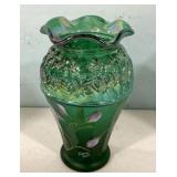 Signed Sharon Hart Fenton Vase