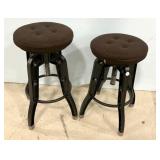 Pair of Industrial Barstools
