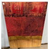 Abstract Giclee on Canvas 40"h., 29"w