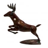 Copper Deer Sculpture 23"