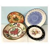 Ceramic Hand Painted Plates and Bowls