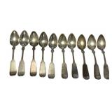 7.130 ozt William Wallace Willard Coin Silver Spoo