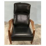 Milo Baughman Style Mid Century Recliner Chair