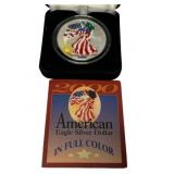 2000 American Eagle Silver Dollar in Full Color