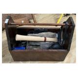 Carpenters Tool Box with Tools