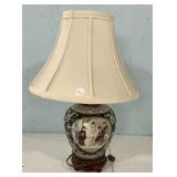 Small Chinese Porcelain Ginger Jar Lamp