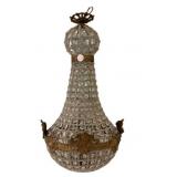 Reproduction French Empire Balloon Chandelier 27"