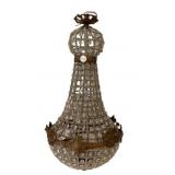 Reproduction French Empire Balloon Chandelier 27"