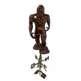 Copper Bigfoot Weathervane 45"