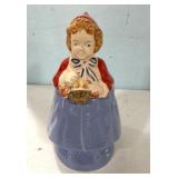 Little Red Riding Hood cookie jar 13"