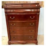 Modern Georgian Tall Chest of Drawers 56"h., 40"