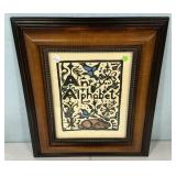 Walter Anderson An Alphabet Print Framed 22"h., 1