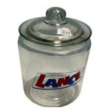 Lance Glass Jar 9"