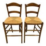 Pair of Country French Barstools 29"