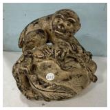Ceramic Sculpture of Monkey 13"