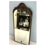 VTG Etched Narrow Mirror 25"h
