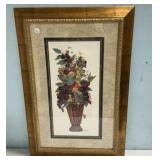 B. Sumrall Signed Planter Print Framed, 34"h., 22