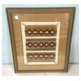 Framed Navajo Tapestry 24"h., 19"w