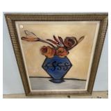 TC Hyde Framed Still Life Print 38"h., 32"w