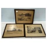 11"h., 14"w Q. T. Marshall Print