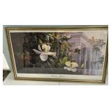 Framed R.C. Davis Summer Showers Poster 22"h, 37"