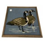 Cross stitch Geeze Artwork 15"h., 15"w