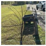 Wrought Iron Planter Outdoor Tree