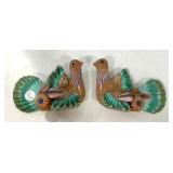 Terra Cotta Bird Plaques 7"