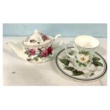 Gracie Bone and English Rose Pitcher