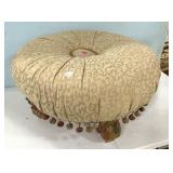 Upholstered Footstool 22"dia