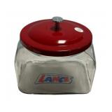 7" Lance Glass Jar