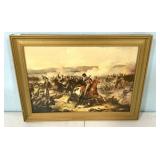 18"h., 23"w Framed Giclee Print on Canvas