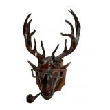 Copper Deer Mount Wall Art