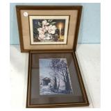 Two Framed Decorative Prints