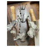 Antique Iron Wall Candle Sconce