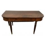 Antique Federal Style Demilune Expandable Table