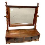 Federal Bowfront Shaving Mirror 21'h., 18'w