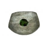 Peter's Pottery Free Form Nutmeg Water Bottom Plat