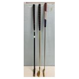 Three Gold Plates Putters