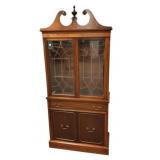 Duncan Phyfe Mahogany China Cabinet 80'h., 34'w.