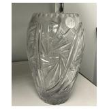 9' Cut Pinwheel Star Glass Vase