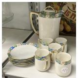 Set of Nippon Porcelain Chocolate Set