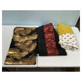 Box Lot of Japanese Style Linens