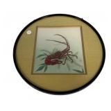 17' Japanese woodblock Lobster print